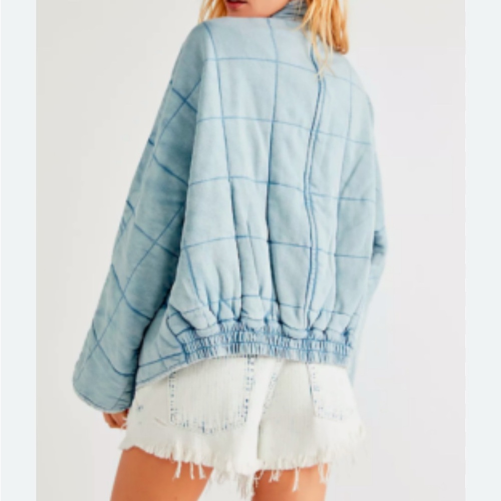 NWT Free People Dolman Quilted knit jacket - Picture 3 of 11